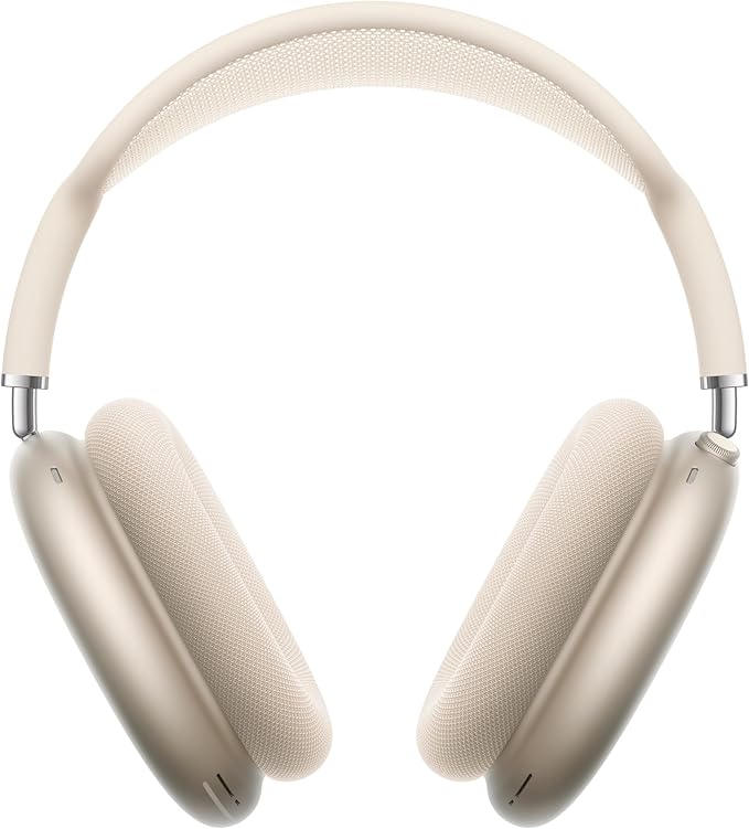 AirPods Max™ 2 – Wireless Over-Ear Headphones with Bluetooth 5.0, Active Noise Cancellation, Spatial Audio, 20H Battery Life, Fast Charging via USB-C, On-Device Controls, Built-in Mic | iOS & Android Compatible | Free Buds | 1 year Warranty |