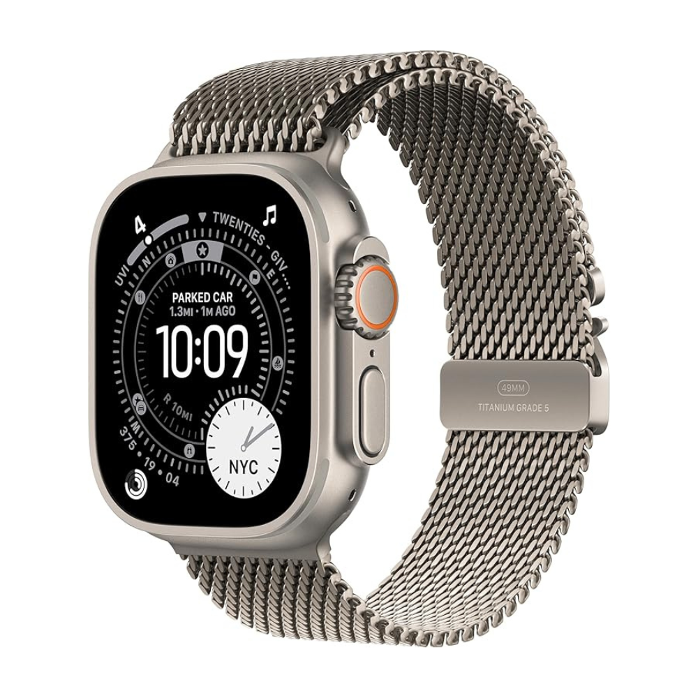 Apple Watch Ultra 3 (GPS + Cellular, 49mm) – Rugged Titanium Multisport Smartwatch with Always-On Retina Display, Advanced Health & Fitness Tracking, Satellite Communication, Precision GPS, Water-Resistant Design + Free Ocean Band