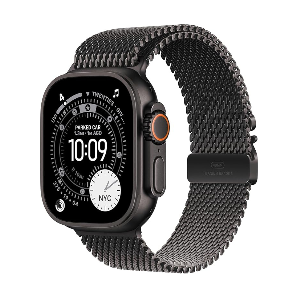 Apple Watch Ultra 3 (GPS + Cellular, 49mm) – Rugged Titanium Multisport Smartwatch with Always-On Retina Display, Advanced Health & Fitness Tracking, Satellite Communication, Precision GPS, Water-Resistant Design + Free Ocean Band