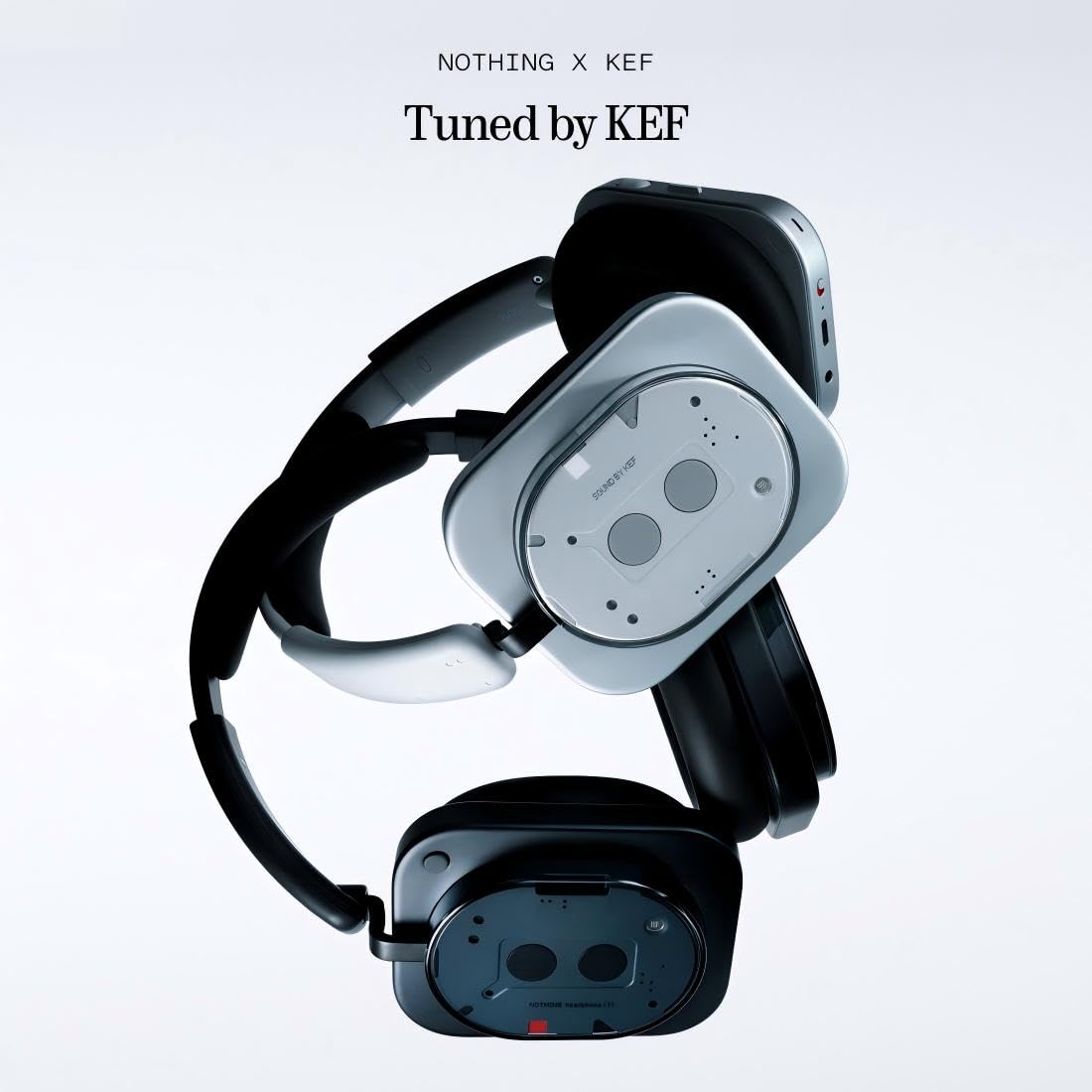 Nothing Headphone 1 – Hybrid Active Noise Cancelling, 6-Mic Clear Voice Technology, 80Hrs Playtime, Hi-Res Audio, Comfort Fit, Spatial Sound, Fast Charging + Free Accessories | 1-Year Warranty | Easy Returns