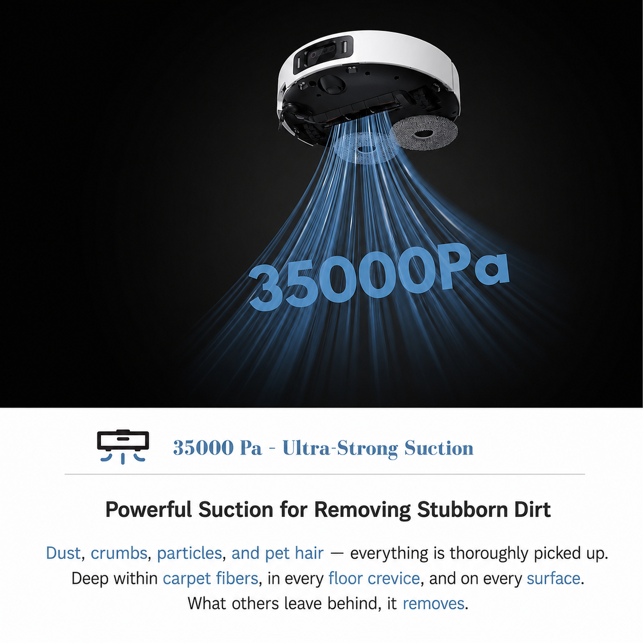 Dream Air X9 – Self-Emptying Robot Vacuum & Mop
