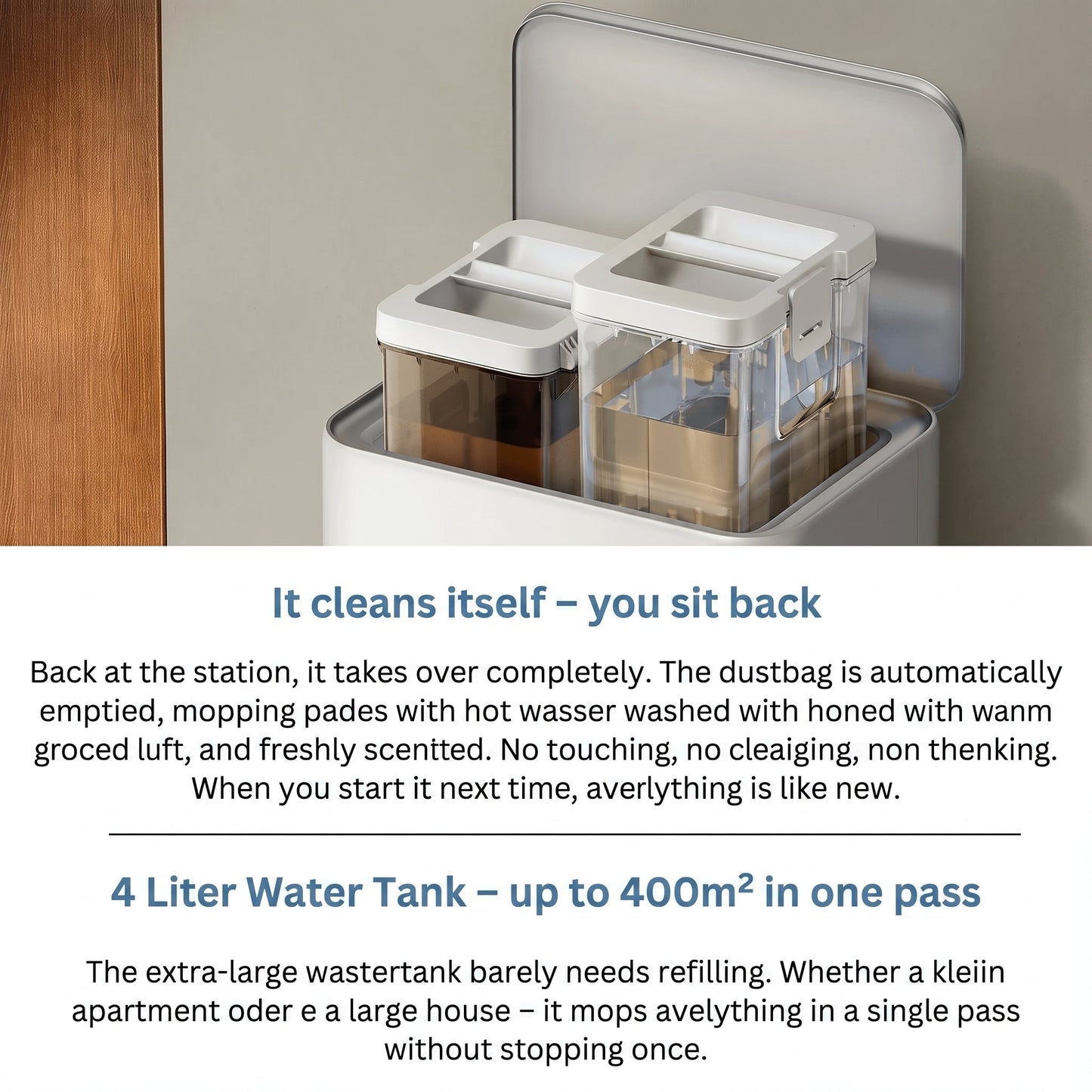 Dream Air X9 – Self-Emptying Robot Vacuum & Mop
