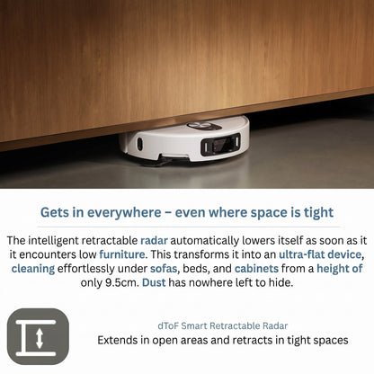 Dream Air X9 – Self-Emptying Robot Vacuum & Mop
