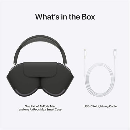 AirPods Max™ 2 – Wireless Over-Ear Headphones with Bluetooth 5.0, Active Noise Cancellation, Spatial Audio, 20H Battery Life, Fast Charging via USB-C, On-Device Controls, Built-in Mic | iOS & Android Compatible | Free Buds | 1 year Warranty |