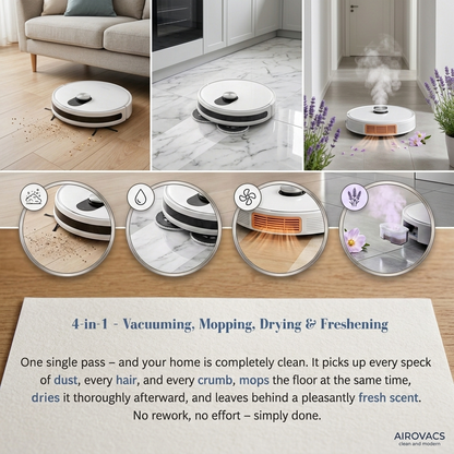 Dream Air X9 – Self-Emptying Robot Vacuum & Mop